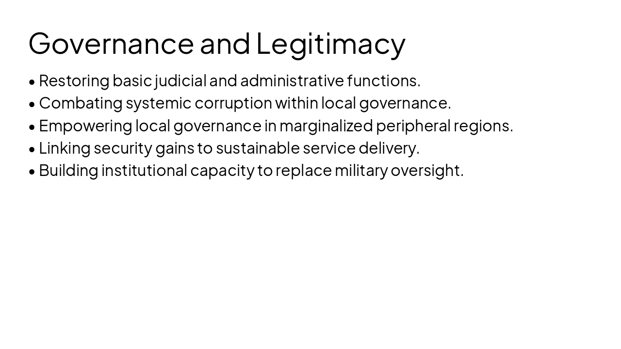 Slide 9 - Governance and Legitimacy