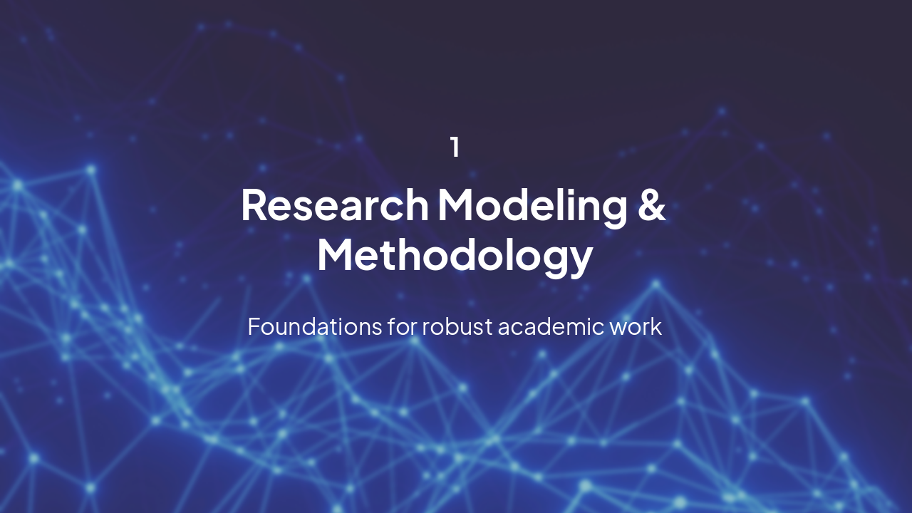 Slide 3 - Research Modeling & Methodology