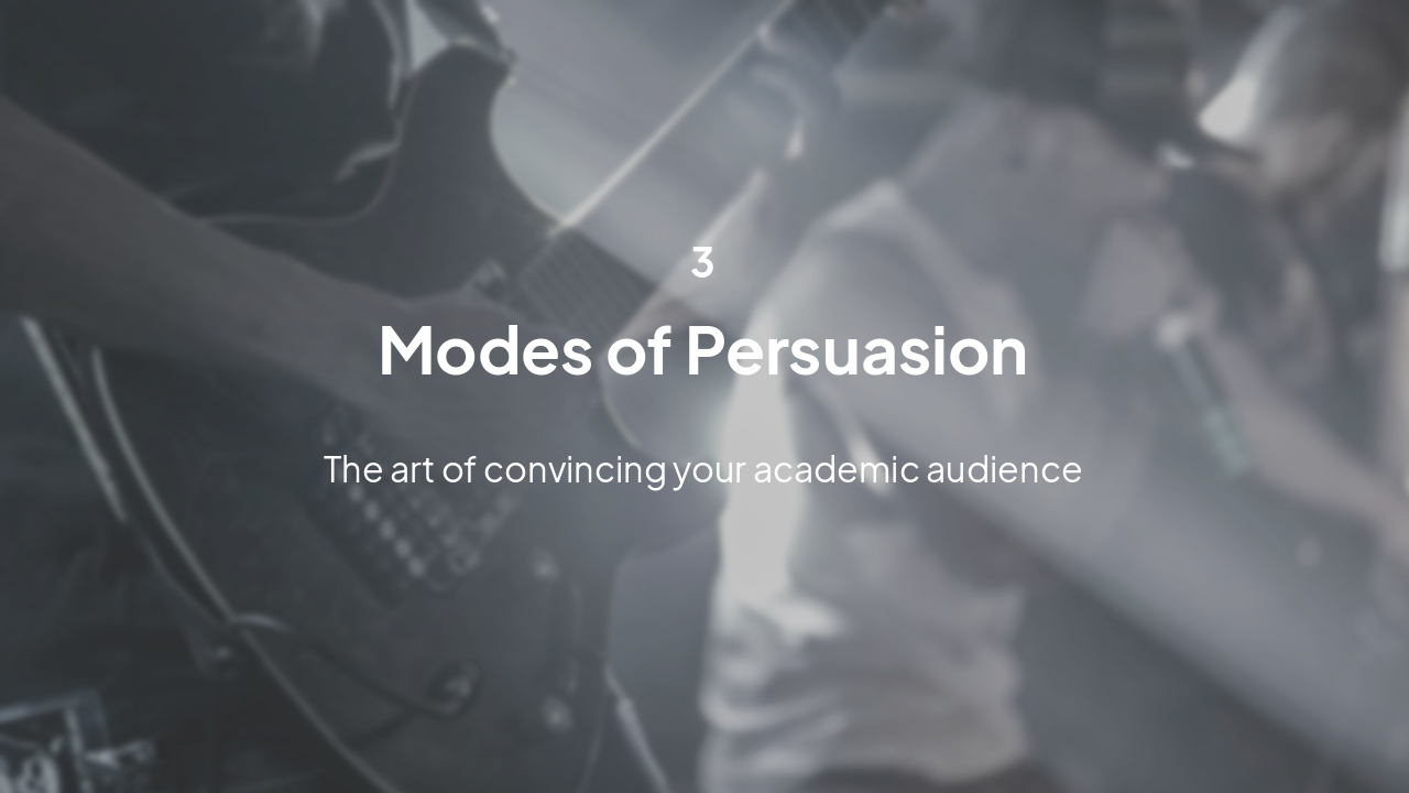 Slide 7 - Modes of Persuasion