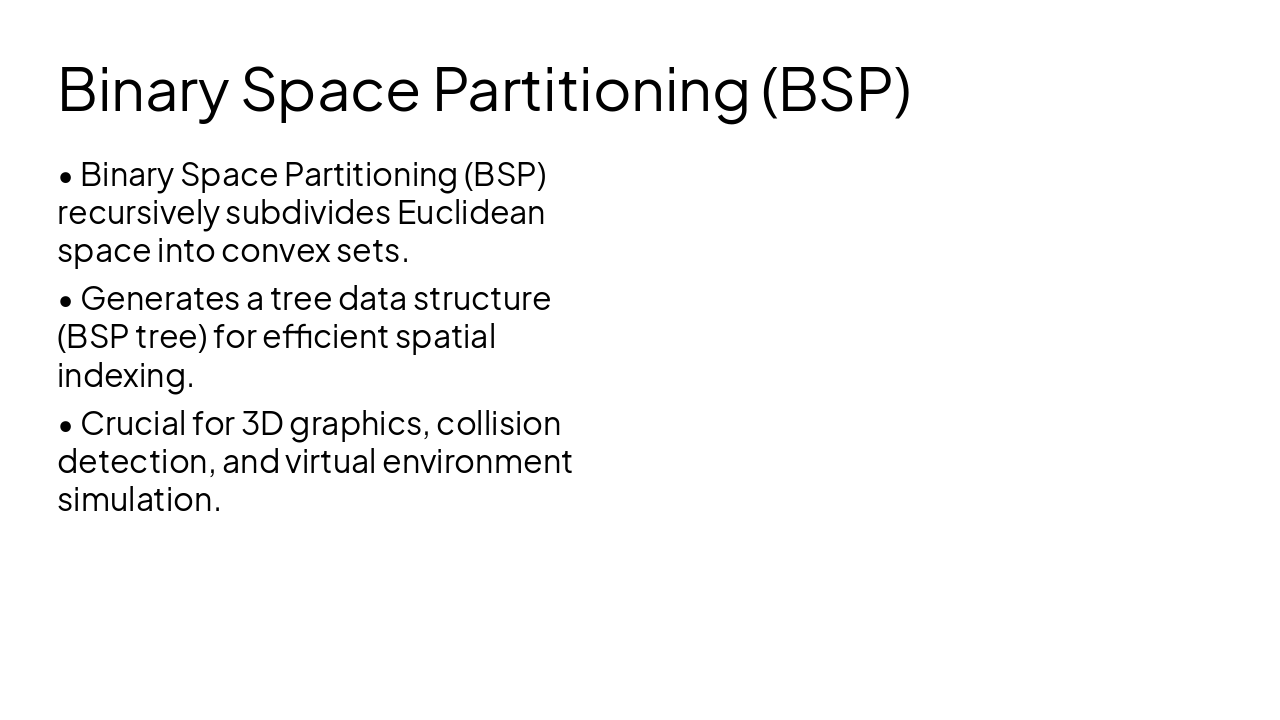 Slide 6 - Binary Space Partitioning (BSP)