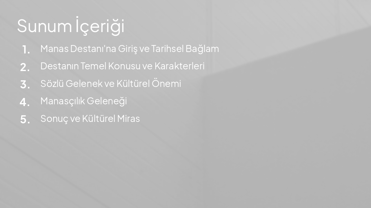 Slide 2 - Sunum İçeriği