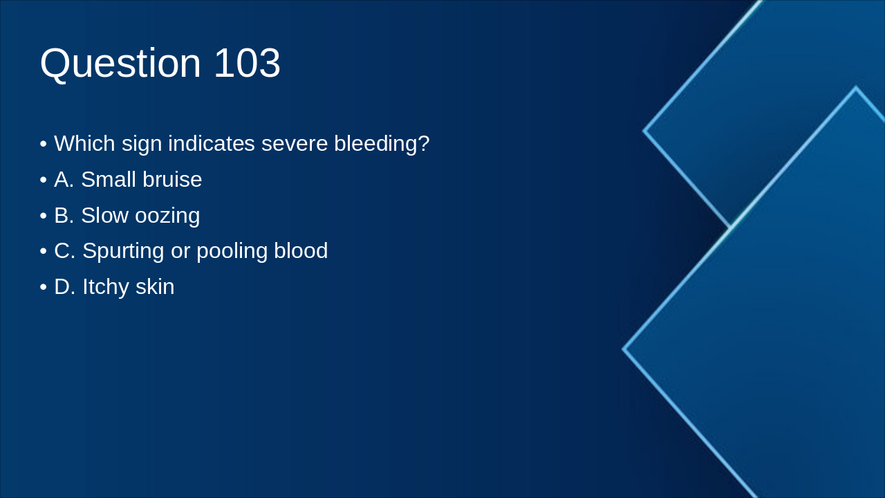 Slide 1 - Question 103