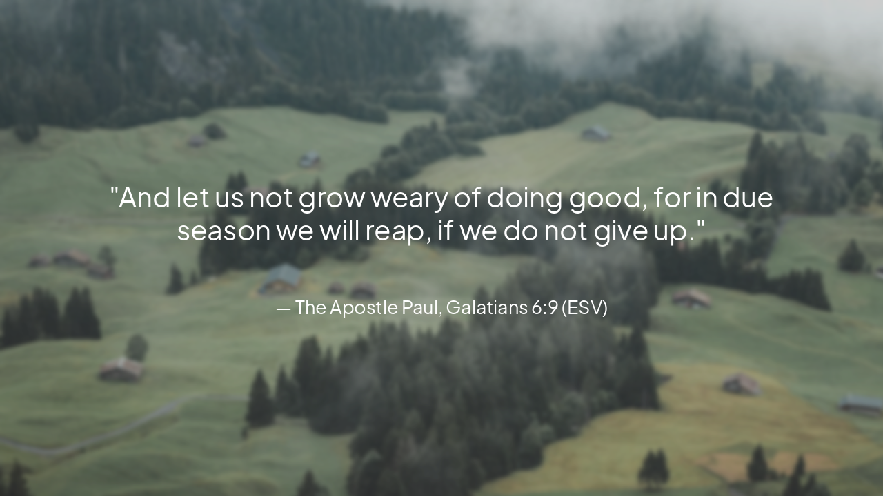 Slide 6 - A Call to Perseverance