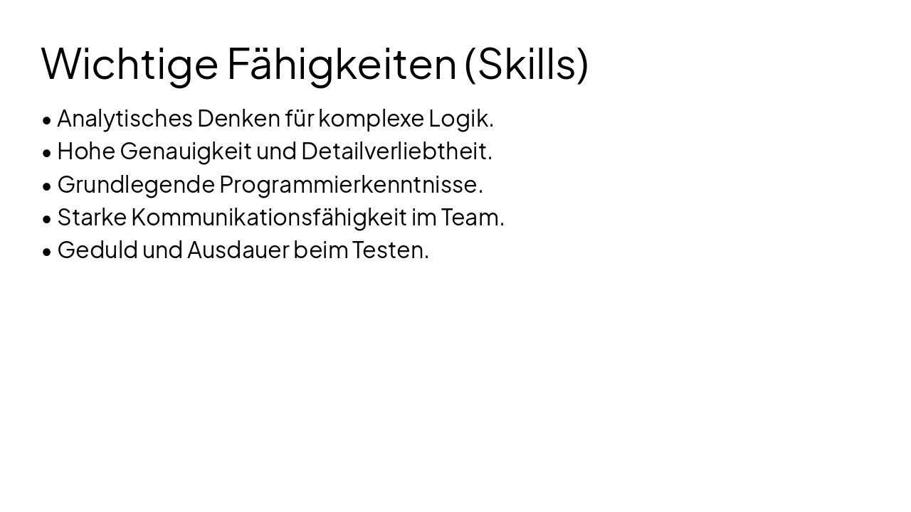 Slide 5 - Wichtige Fähigkeiten (Skills)