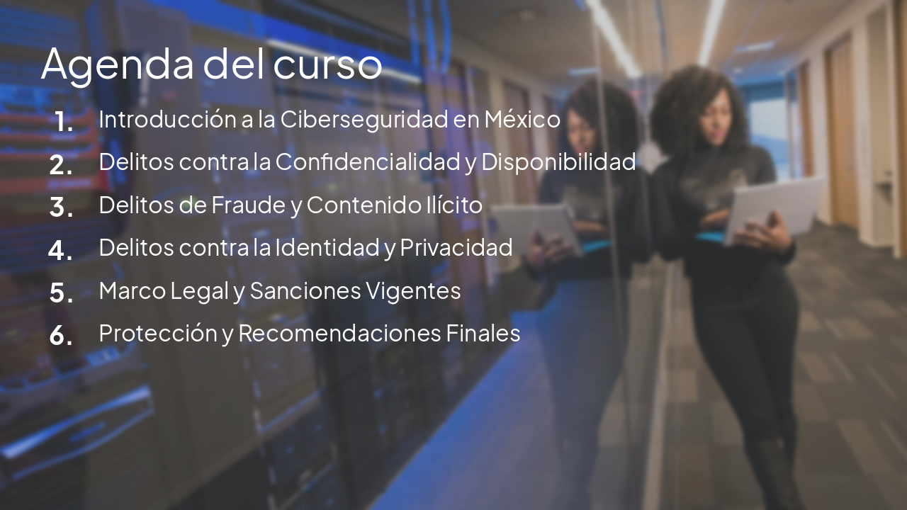 Slide 2 - Agenda del curso