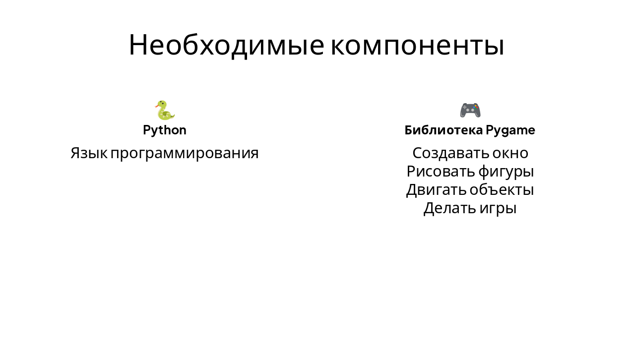 Slide 8 - Необходимые компоненты