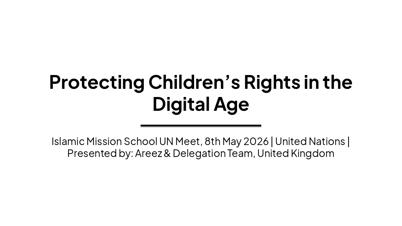 Protecting Children’s Rights in the Digital Age