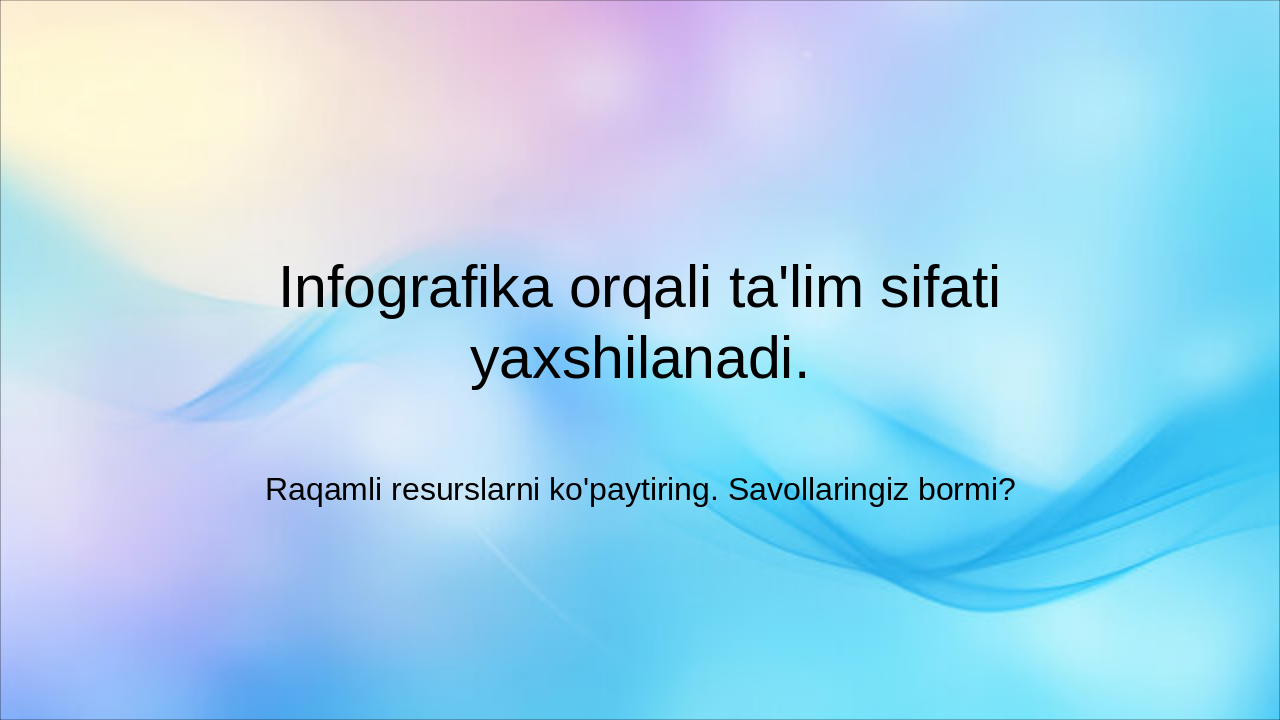 Slide 10 - Xulosa va Tavsiyalar