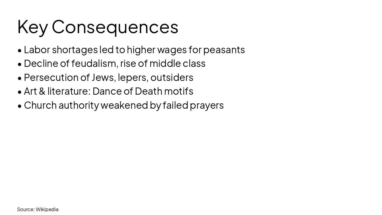 Slide 9 - Key Consequences