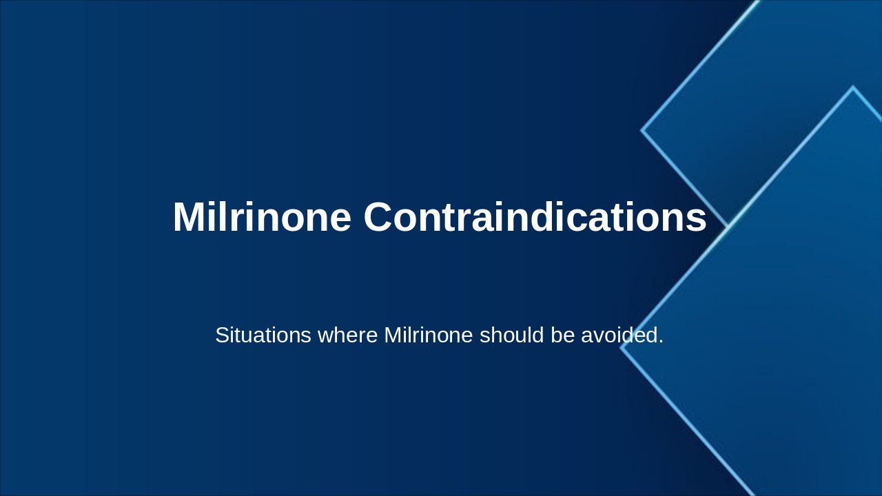 Slide 13 - Contraindications