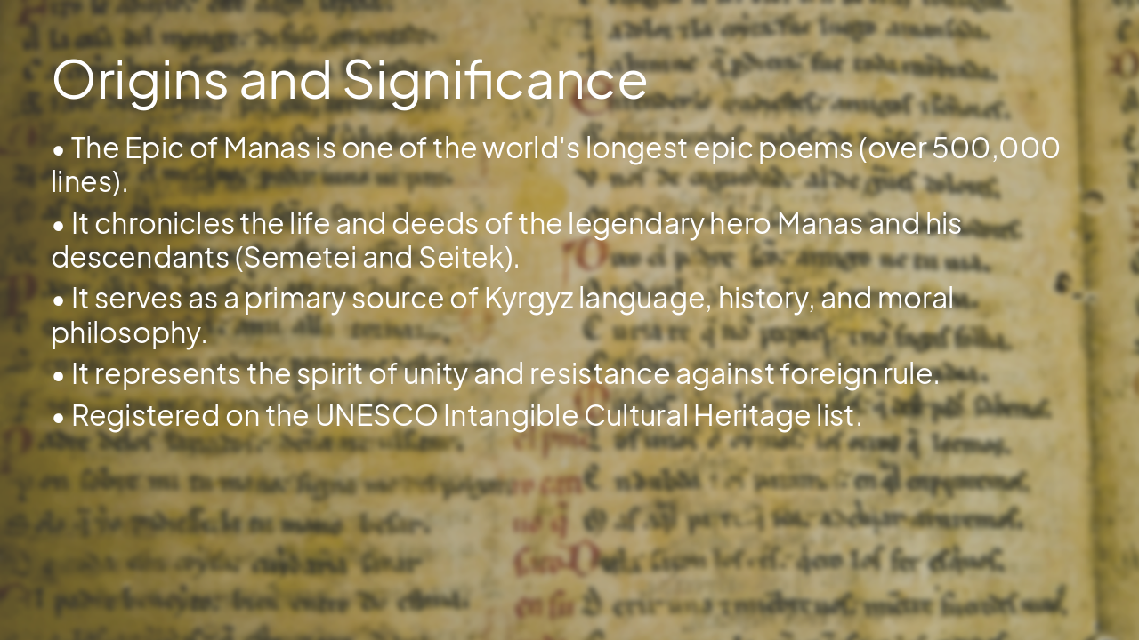 Slide 4 - Origins and Significance