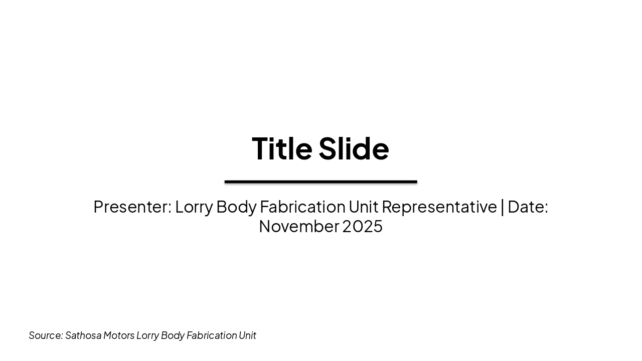 Slide 1 - Title Slide