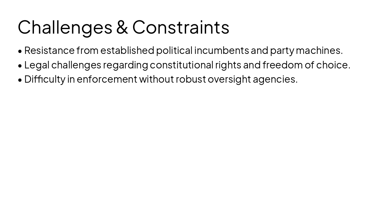 Slide 9 - Challenges & Constraints