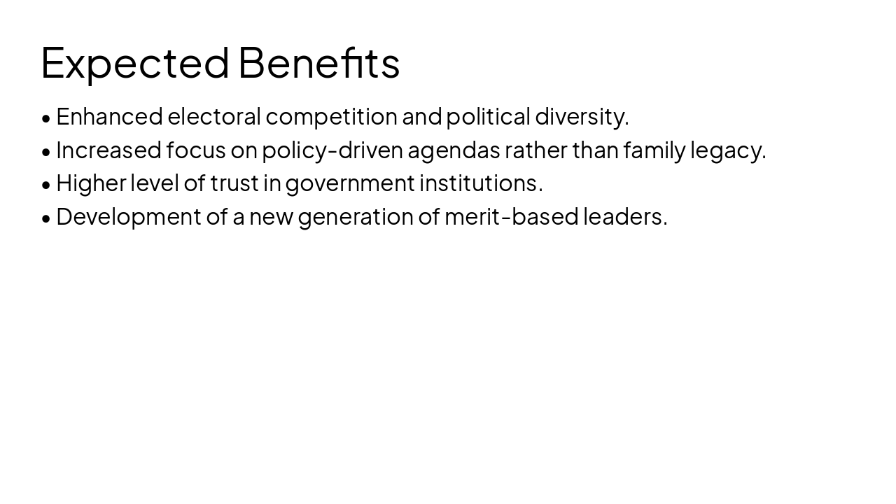 Slide 8 - Expected Benefits