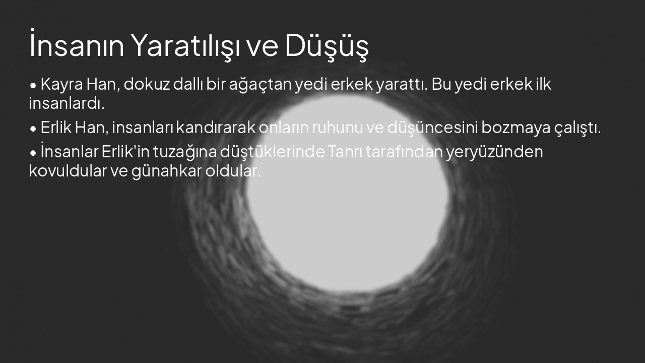 Slide 9 - İnsanın Yaratılışı ve Düşüş