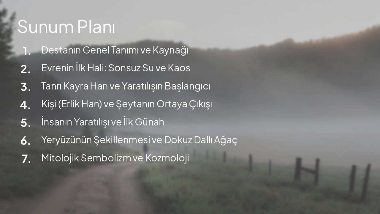 Slide 2 - Sunum Planı