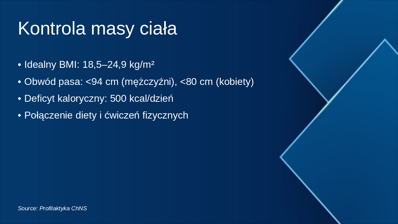 Slide 13 - Kontrola masy ciała