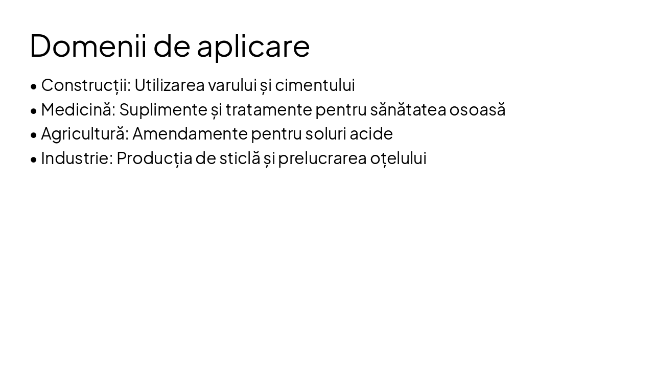 Slide 8 - Domenii de aplicare