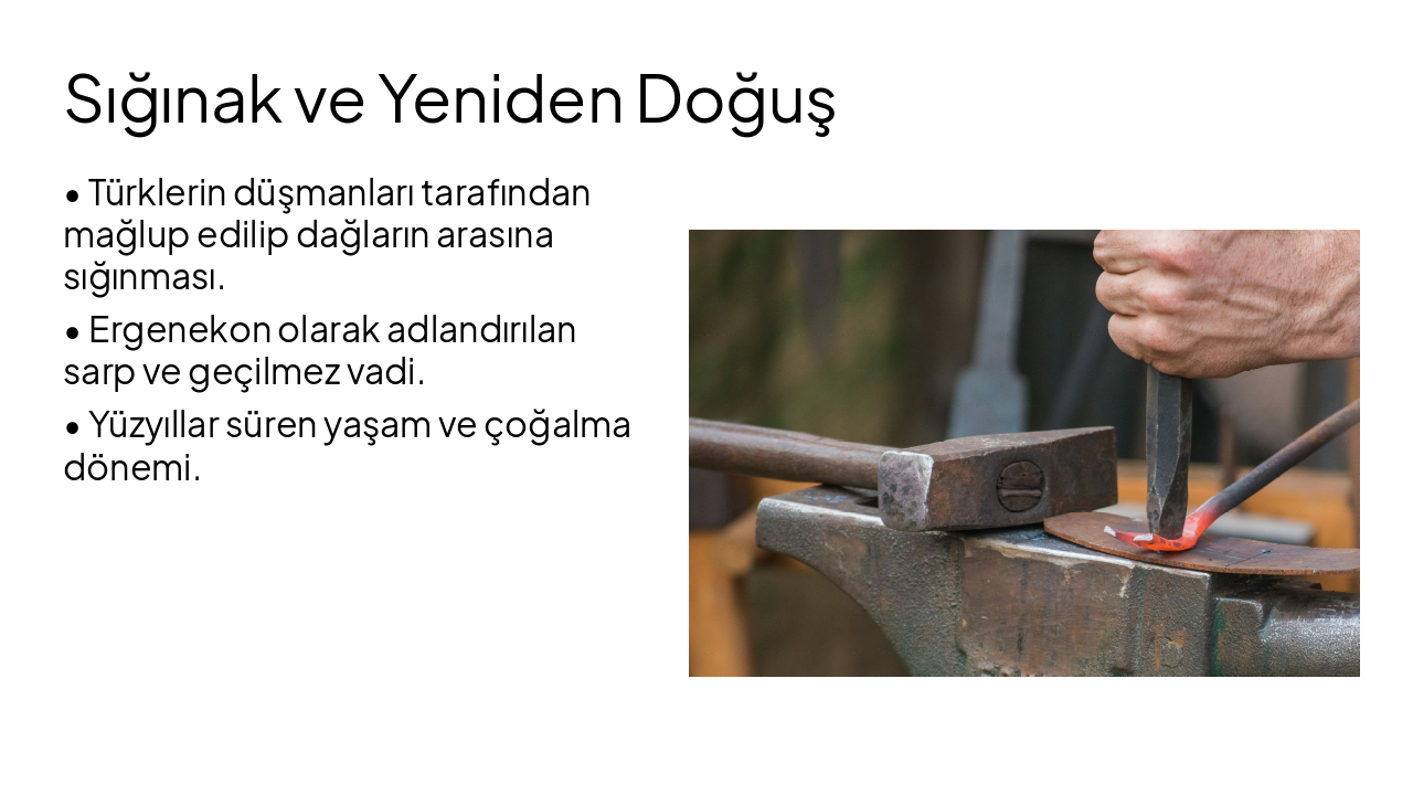 Slide 2 - Sığınak ve Yeniden Doğuş
