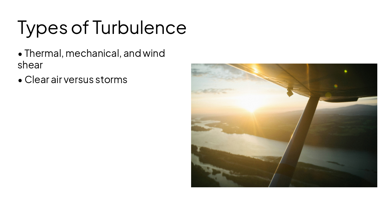 Slide 3 - Types of Turbulence