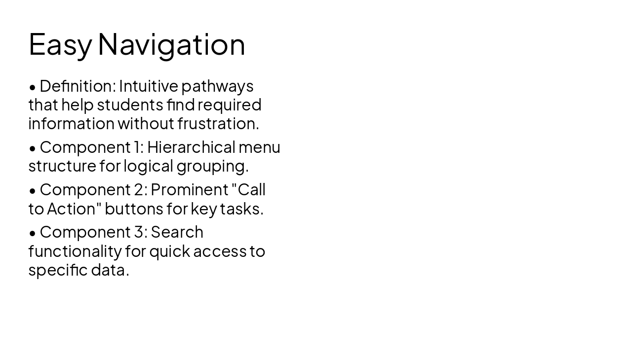 Slide 5 - Easy Navigation