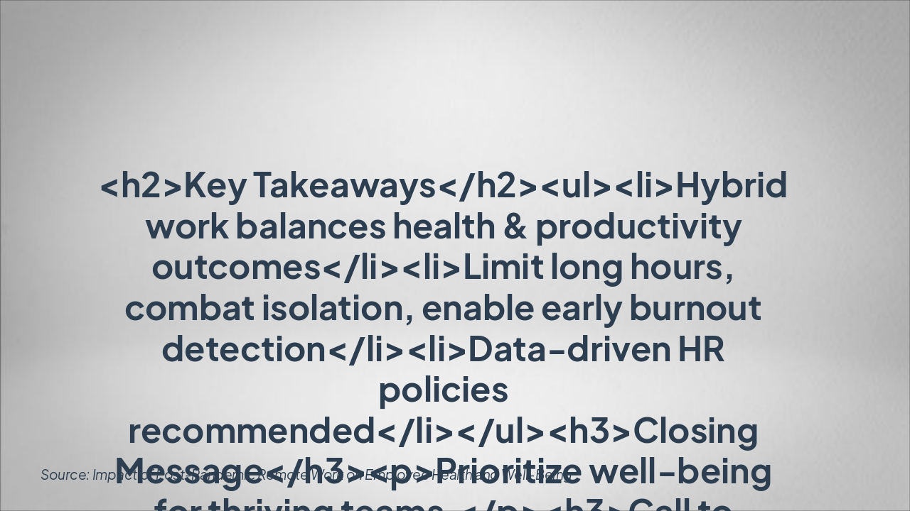 Slide 8 - Recommendations & Conclusion