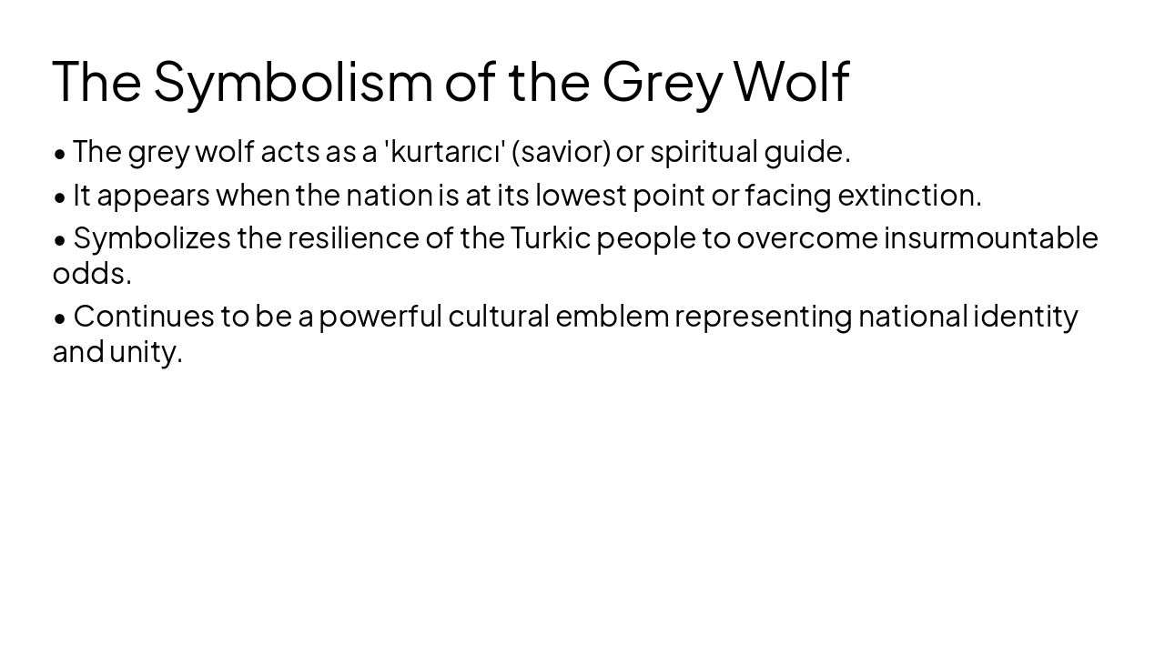 Slide 5 - The Symbolism of the Grey Wolf