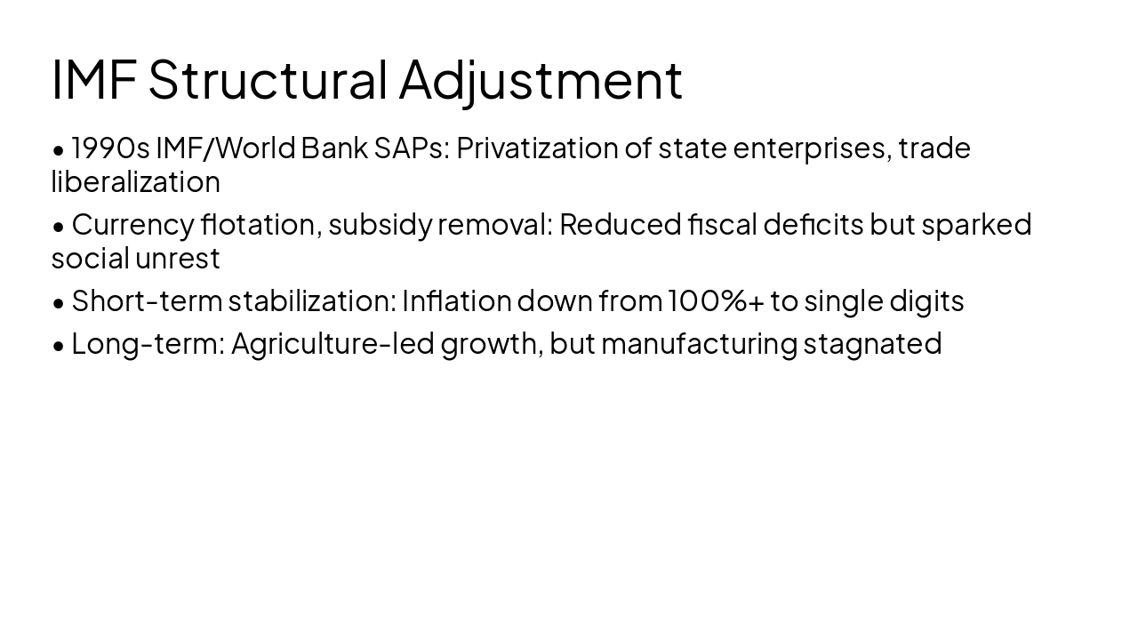 Slide 12 - IMF Structural Adjustment