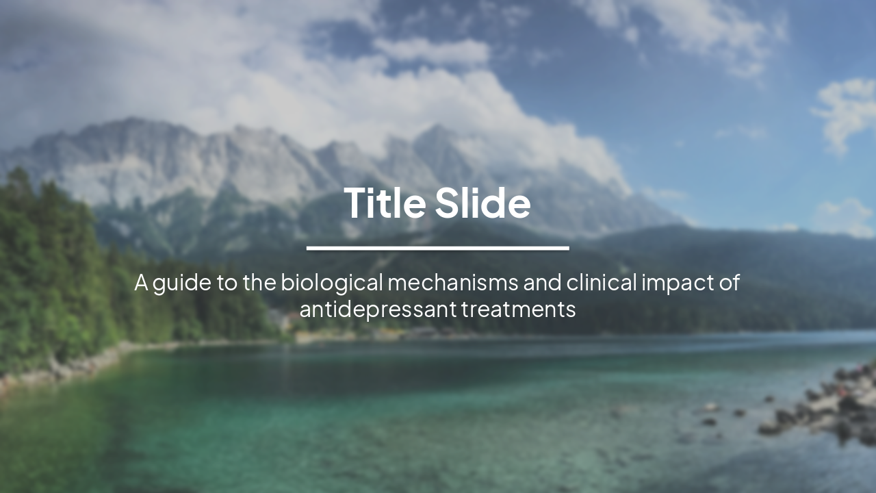 How Antidepressants Work: Mechanisms and Impact