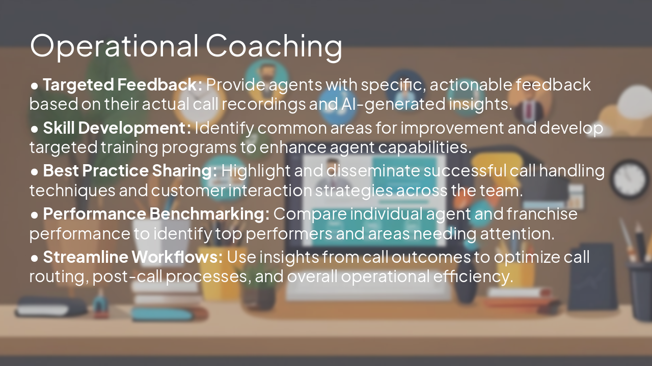 Slide 15 - Operational Coaching