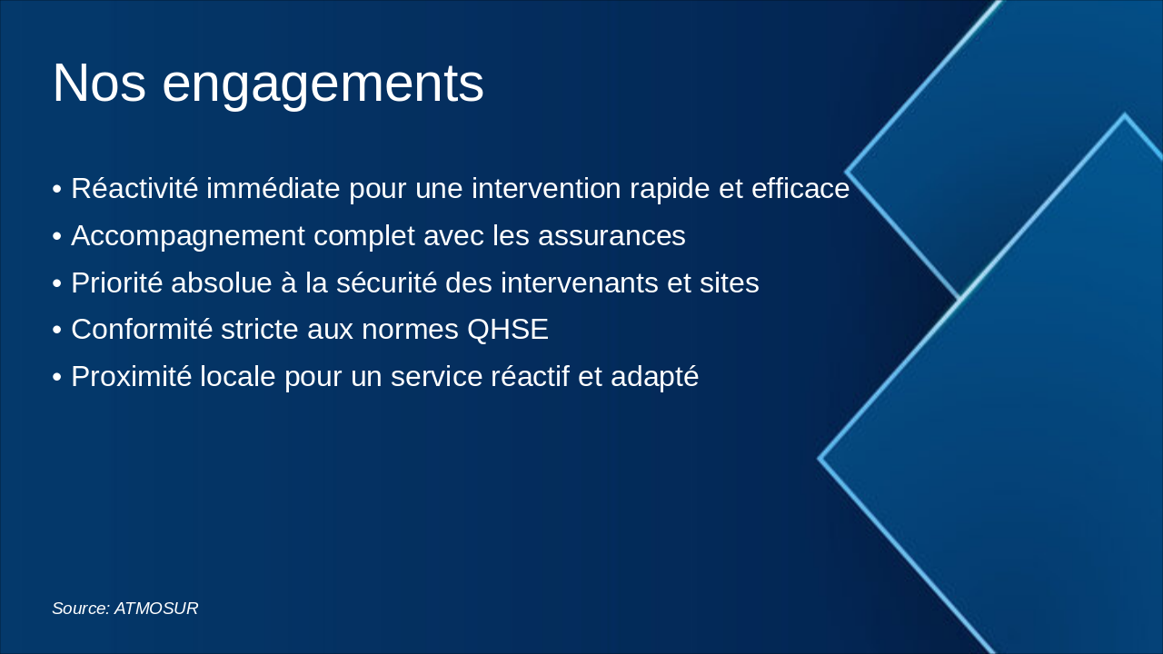 Slide 13 - Nos engagements