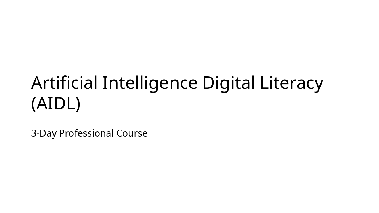Mastering AI Digital Literacy for Pros