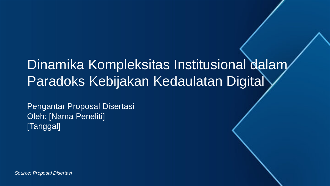 Institutional Dynamics in Digital Sovereignty Paradoxes