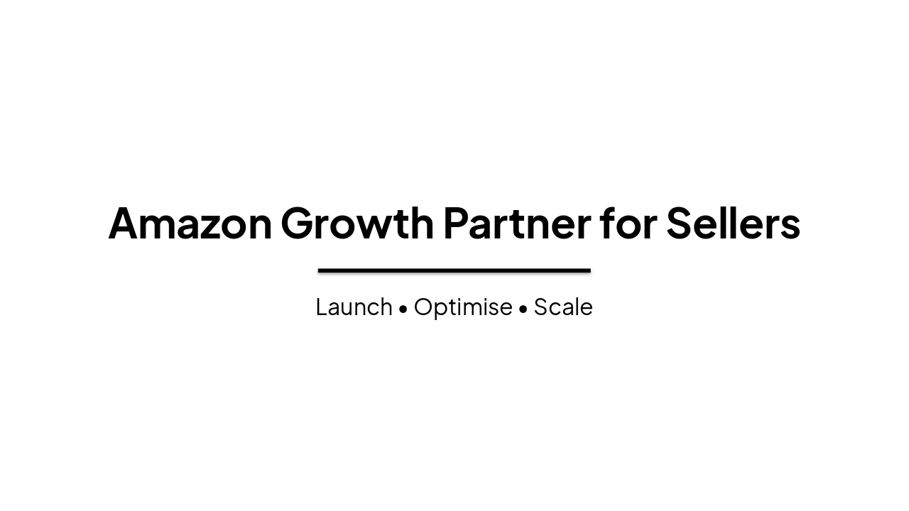 Slide 1 - Amazon Growth Partner for Sellers