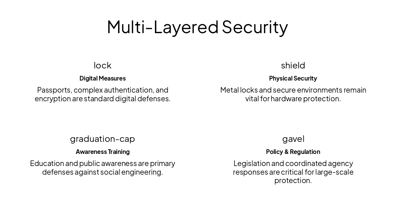 Slide 10 - Multi-Layered Security