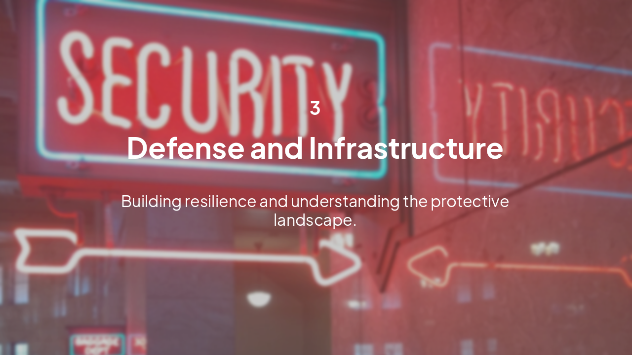 Slide 9 - Section 3: Defense & Infrastructure