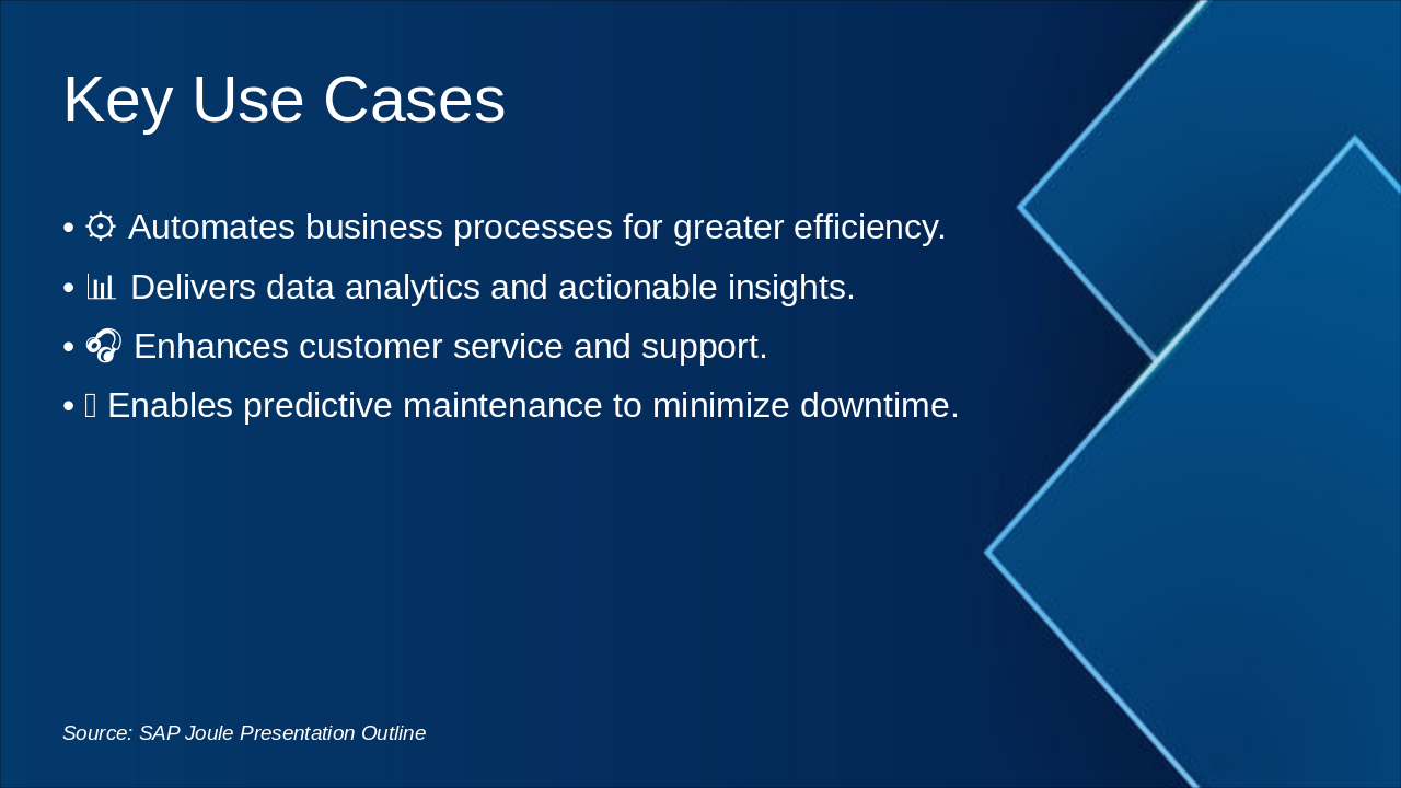 Slide 6 - Key Use Cases