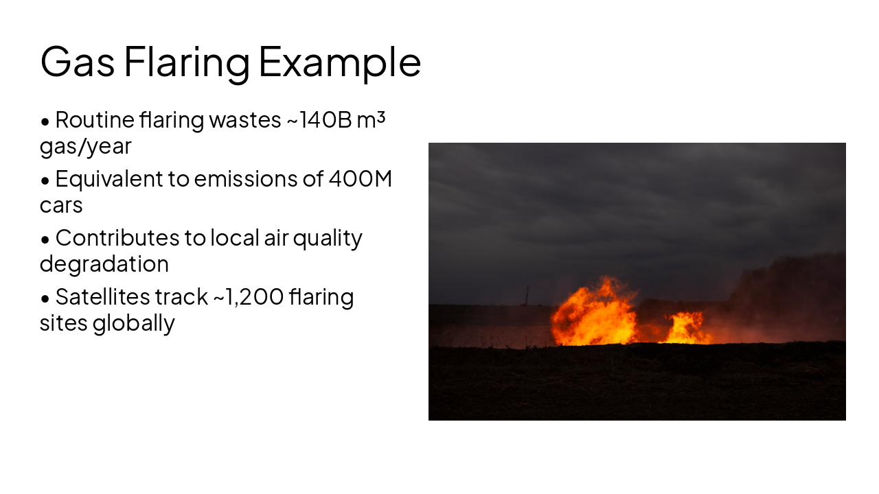 Slide 6 - Gas Flaring Example
