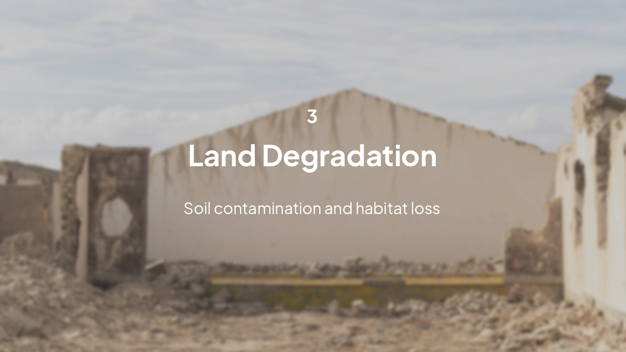 Slide 9 - Land Degradation