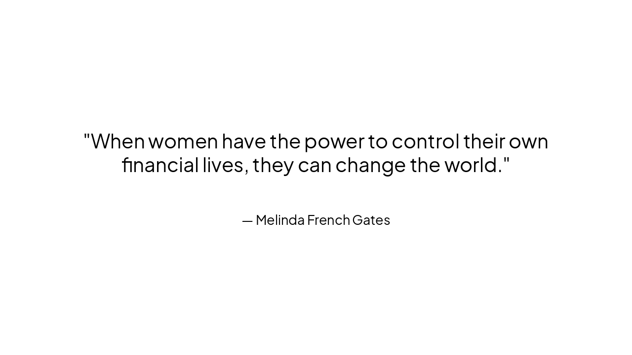 Slide 11 - The Power of Financial Autonomy