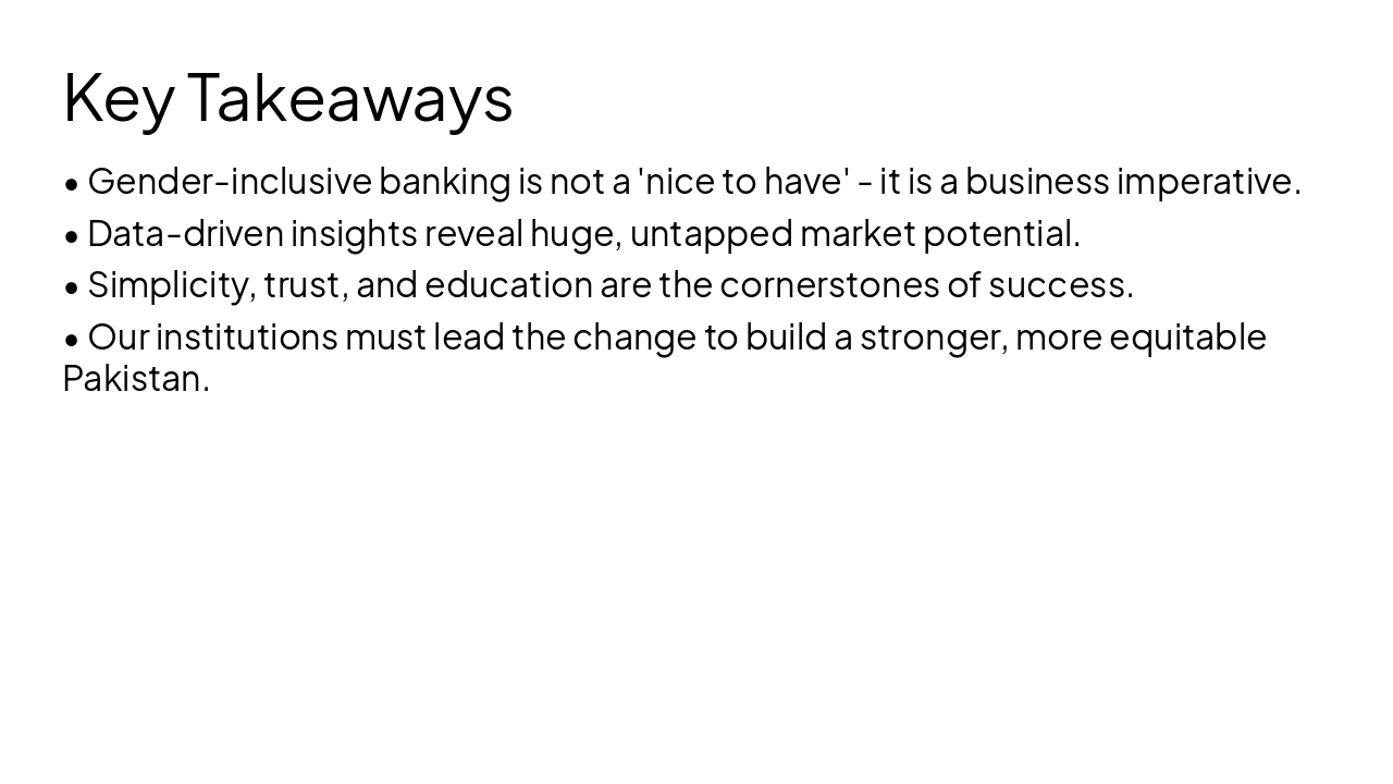 Slide 13 - Key Takeaways
