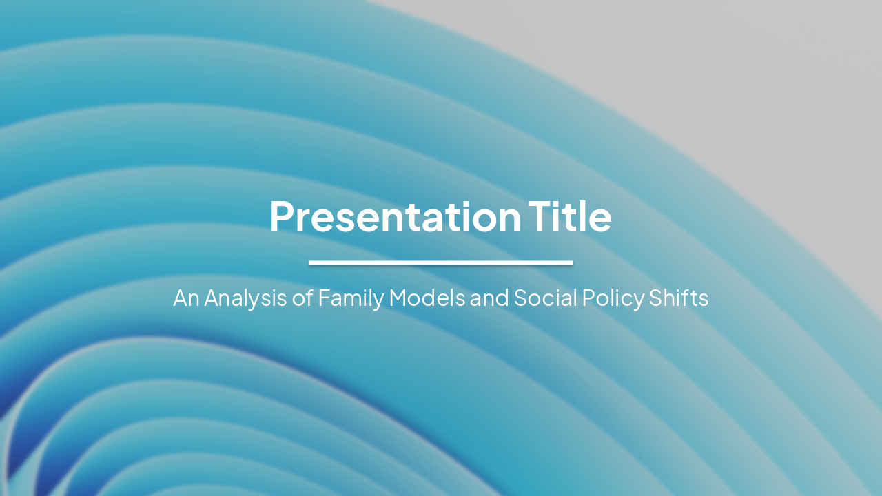 Breadwinner Model & Workfare Policies: Family and Social Shf