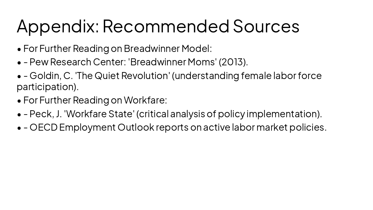 Slide 8 - Appendix: Recommended Sources