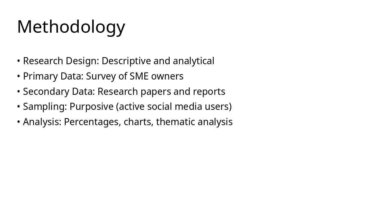 Slide 5 - Methodology