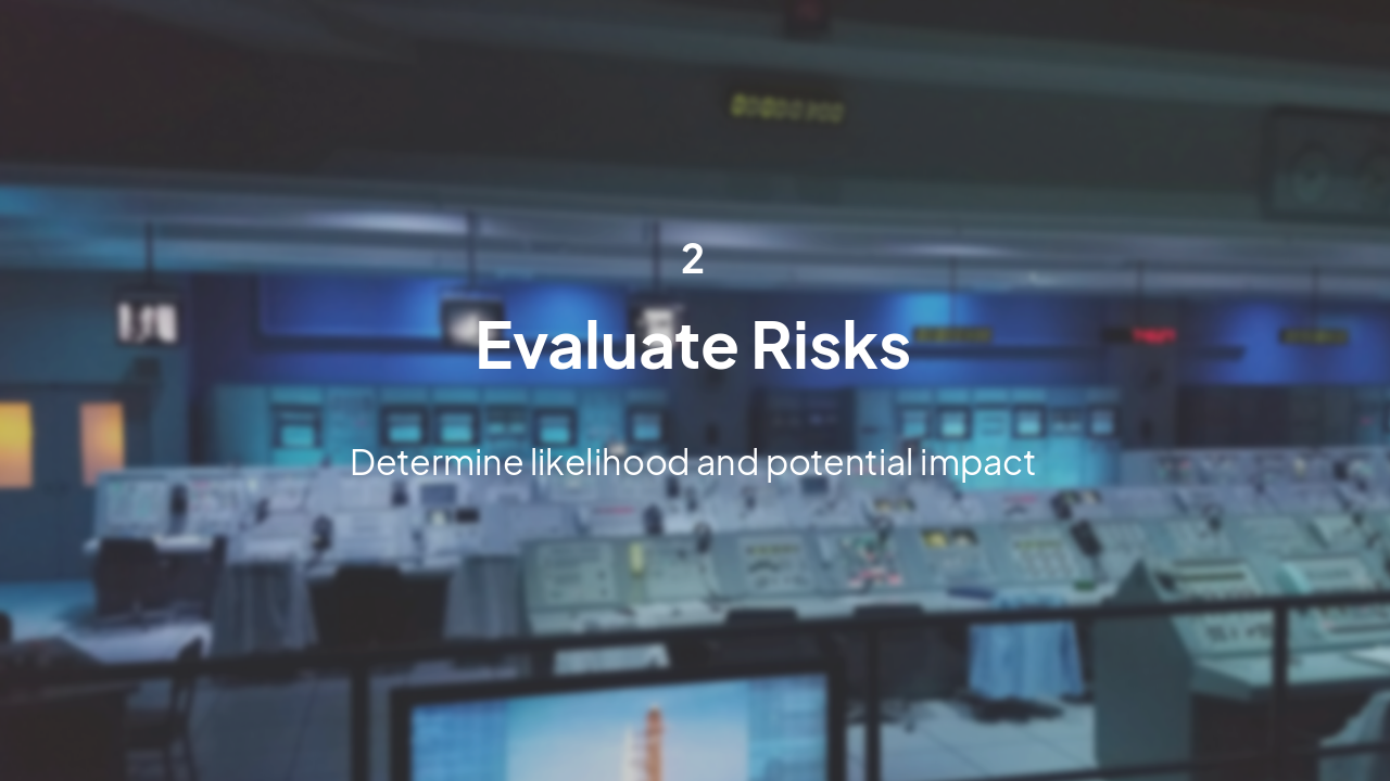 Slide 6 - Step 2: Evaluate Risks