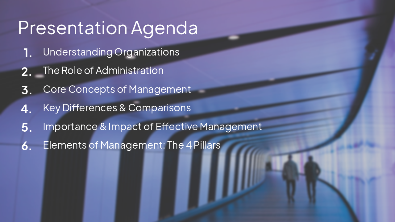 Slide 2 - Presentation Agenda