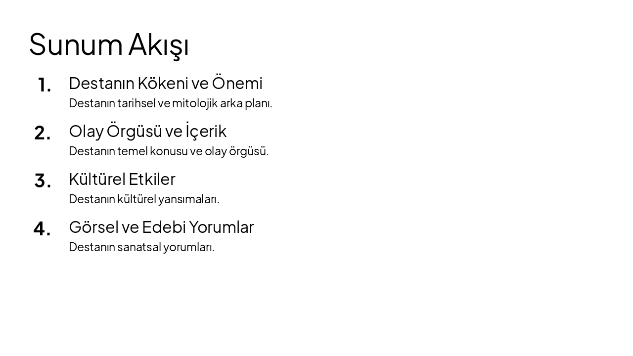 Slide 2 - Sunum Akışı