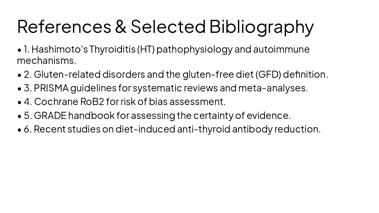 Slide 16 - References & Selected Bibliography