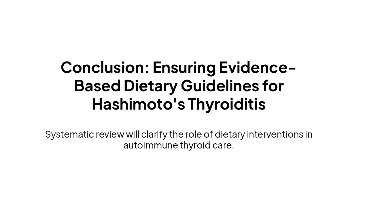 Slide 15 - Conclusion