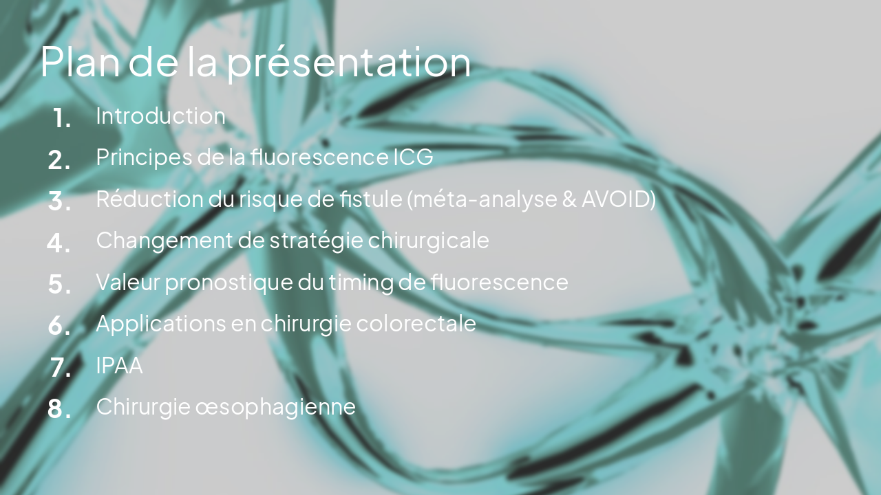 Slide 2 - Plan de la présentation